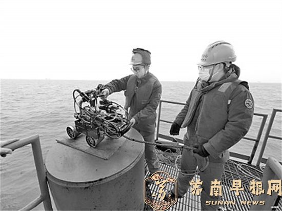上海海洋大学水下智能运维机器人团队：到深海探秘 以创新筑梦3.jpg