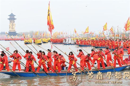 世界最大的水上庙会！泰州姜堰：溱潼会船开幕3.jpg