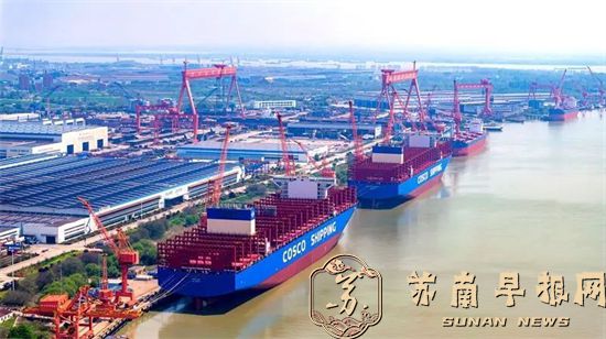 一季度扬州江都区造船完工量超百万载重吨！1.jpg