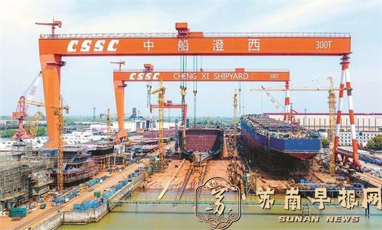 一季度扬州江都区造船完工量超百万载重吨！2.jpg