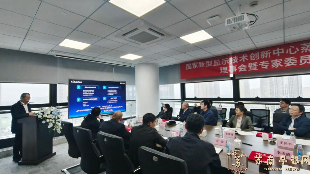 国家新型显示技术创新中心蒸镀OLED显示创新平台理事会暨专家委员会成立
