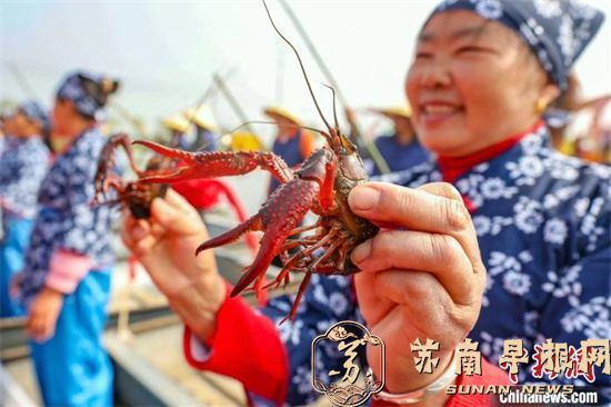 &ldquo;龙虾之都&rdquo;江苏盱眙：首网龙虾抢&ldquo;鲜&rdquo;上市