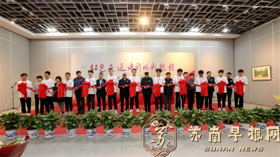 抗美援朝老兵刘正国&ldquo;红色足迹&middot;中国水彩魅影&rdquo; 个人画展今在南京图书馆展厅隆重开幕