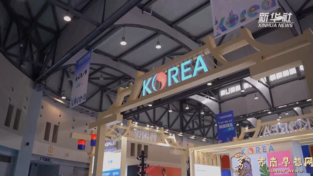 沉浸打卡韩博会