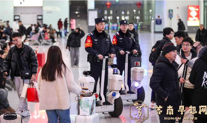 淮安铁路警方细化安保措施 全力保障旅客春运返程安全