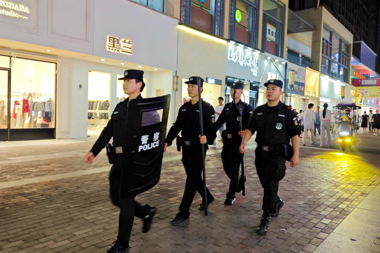 加强日常巡逻。亳州市公安局高新区分局供图