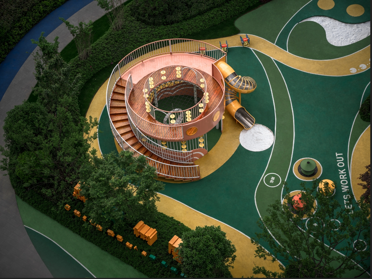 改造后的中铁臻庭小区森林树屋。 王硕敏摄