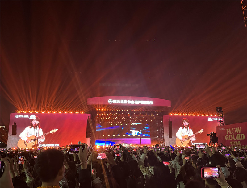 音乐节现场感染力十足。人民网记者 汪瑞华摄