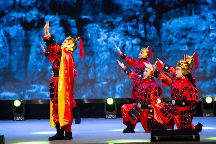 经典诗文诵读。涡阳县图书馆供图