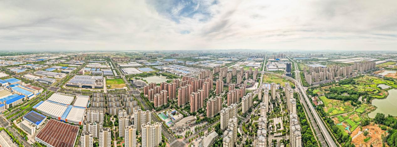 俯瞰中新苏滁高新区。中新苏滁高新区管委会供图