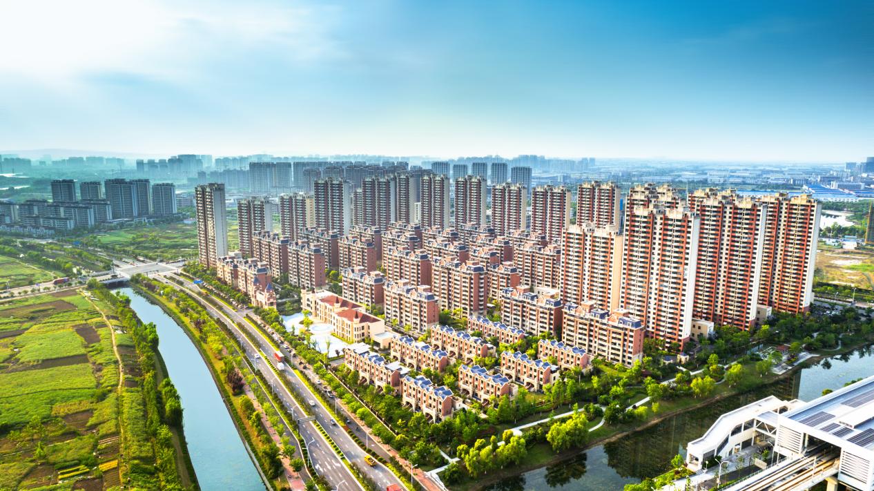 产城融合的中新苏滁高新区居住区。中新苏滁高新区管委会供图
