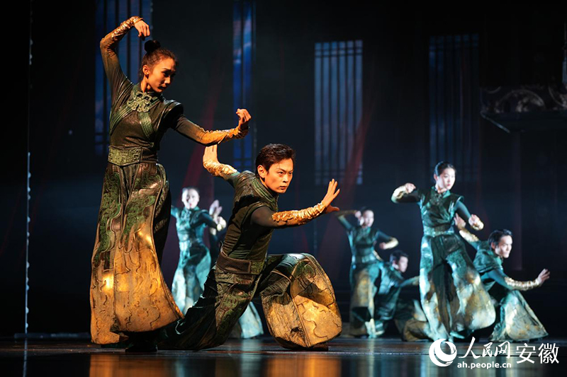 舞蹈《琴瑟和鸣》。人民网记者 王锐摄